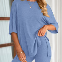 2 - PIECE BIKER SHORT WITH MATCHING OVER - SIZED LIGHTWEIGHT SHIRT