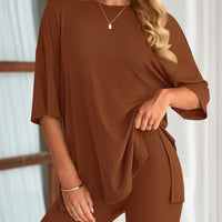 2 - PIECE BIKER SHORT WITH MATCHING OVER - SIZED LIGHTWEIGHT SHIRT