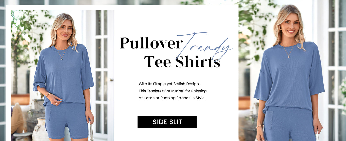 2 - PIECE BIKER SHORT WITH MATCHING OVER - SIZED LIGHTWEIGHT SHIRT